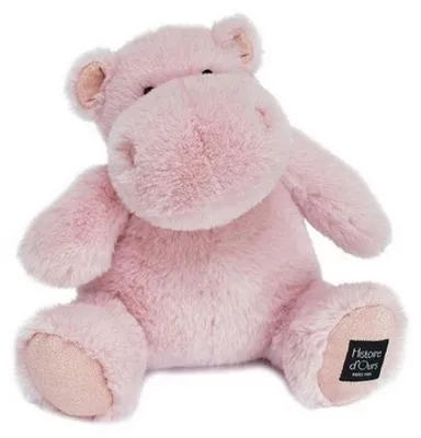 Produktbild von Histoire D'Ours Plüschtier Hip Pie Nilpferd puderrosa 25 cm - HO3096