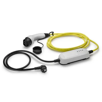 Image de Volkswagen 000054412 Câble de recharge E-Câble de recharge mode 2 Câble de recharge d'infrastructure Prise domestique, pour voiture électrique ou hybride (PHEV)