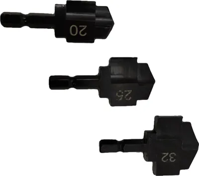 Obrázek produktu pro 45# Ocelový výstružník PPR Plastové trubky Vystružovací bit Rozšiřovač výstružníků Praktický vrták Instalatérský nástroj na odstraňování otřepů
