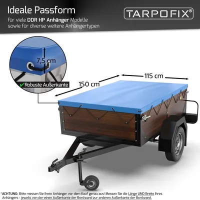 Immagine prodotto di Assale per rimorchi da 150 x 110 cm con rinforzo