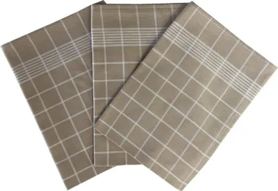 Obrázok produktu pre Uterák Pozitiv egyptská bavlna 50x70 cm béžová/biela 3 ks