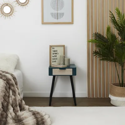 Produktbild von Nachttisch aus Holz 1 Schublade Zoran