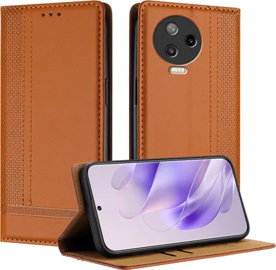 Obrázek produktu pro Pouzdro pro Infinix Note 12 Pro / Note 12 2023 kožené flipové pouzdro s funkcí stojánku Hnědý