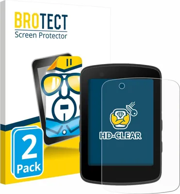 Produktbild von 2x Für Bryton Rider 650 / 550 Schutzfolie BROTECT Displayschutz Display Schutz Folie Klar Transparent
