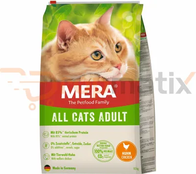 Produktbild von Mera Cats All Cats Huhn Katzentrockenfutter 10 kg