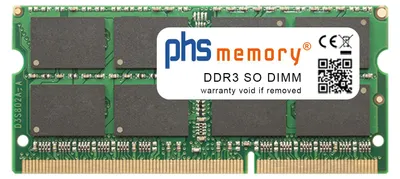 phs memory 4GB RAM Speicher kompatibel mit Sony VAIO SVE171G12M DDR3 SO DIMM 1333MHz