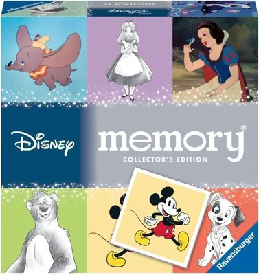 Immagine prodotto di Gioco di memoria, Collectors' memory Walt Disney Ravensburger, gioco educativo, 64 carte, dai 3 anni in su