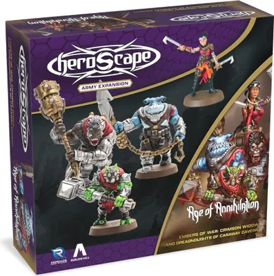 Zdjęcie produktu dla Heroscape Age of Annihlation Crimson & Dreadnought Army Expansion - Miniaturenspiel Erweiterung - ENG Edition