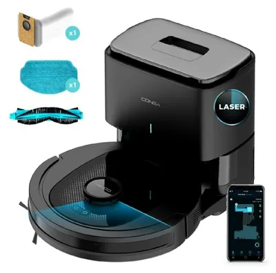 Produktbild von Cecotec Conga 7490 Ultimate Home Genesis, Beutellos, Schwarz, Rund, Staubbeutel, Ladend, 20 dB