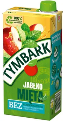 Obrázek produktu pro Nápoj z jablek a máty Tymbark 1 l