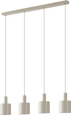 Produktbild von Lindby Hängelampe Ovelia, beige, 4-flammig, Metall, E27
