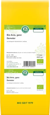Produktbild von Anis ganz - demeter 400g - Einzelgewürz von Lebensbaum