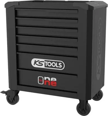 Produktbild von Werkstattwagen - Leer - 7 Schubladen - KS Tools - 823.0007F - Schwarz