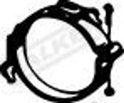 Produktbild von WALKER Auspuffschelle 80681 für VOLVO XC60 (156) 85mm 122,4mm 20mm 20,5mm Beutel 0,185kg