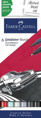 Produktbild von Faber-Castell 164813, Mehrfarbig, Fein, Recycelbarer Kunststoff, 0,6 mm, Pappkarton, 6 Stück(e)