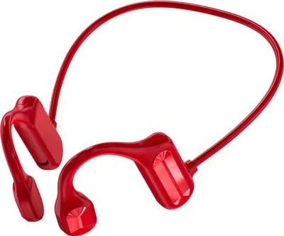 Immagine prodotto di Bolaris, cuffie audio a conduzione ossea Bluetooth 5.2 modello Malibu, rosso