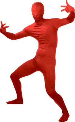 Image de Combinaison intégrale unie, rouge - Taille M