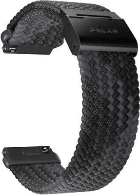Produktbild von Uhrenarmband Polar Schwarz Kollektion - uni