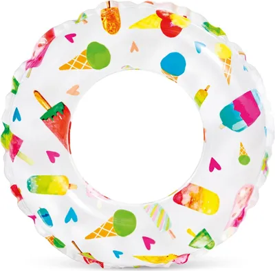Zdjęcie produktu dla Koło dmuchane do pływania z nadrukiem o średnicy 61 cm INTEX 59241 LODY