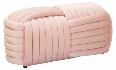Produktbild von Mauro Ferretti Sitzbank Softy Rosa 90x45x45 cm