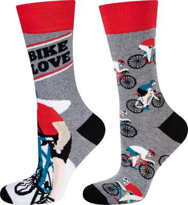 Produktbild von Baumwolle HERRENSOCKEN RADFAHRER FAHRRAD Größe 40-45 VON SOXO lustiges GESCHENK für einen MANN