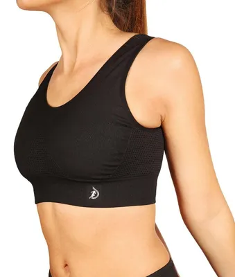 Image de Soutif de sport Soutien Gorge de Sport Brassiere Soutif de Sport Agility S noir