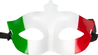 Produktbild von Italien-Augenmaske Länder-Fanartikel grün-weiss-rot - Einheitsgröße
