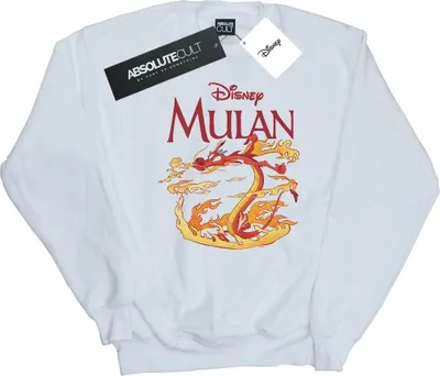 Produktbild von Disney - "Dragon Fire" Sweatshirt für Herren BI18331 (S) (Weiß)