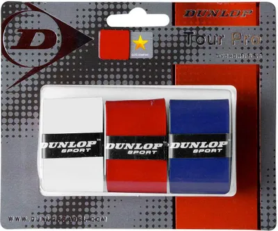 Productafbeelding van Dunlop Tour Pro Padel Gripband, 60 stuks, meerkleurig. Meerkleurig, one size