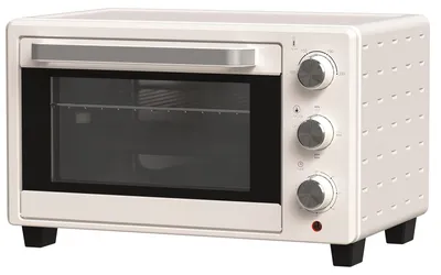 Productafbeelding van HOMCOM Mini-oven 21L, pizzoven, mini-oven met bakplaat, grillrooster en kruimelbak