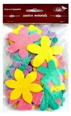 Produktbild von Glitzerblümchen, 60 Stück – Galeria Hobby