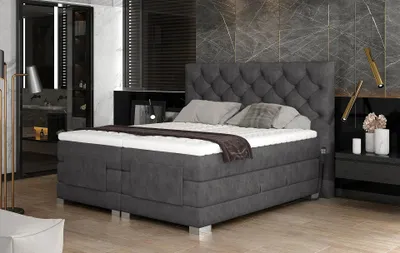 Obrázek produktu pro polohovací postel 140x200 LIVANO - tmavě šedá