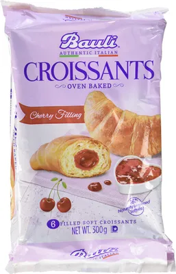 Produktbild von Bauli Croissant mit Kirschfüllung 6 Stück, 4er Pack (24 x 50 g)