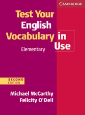 Produktbild von Test Your English Vocabulary in Use Elementary with Answers