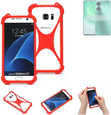 Produktbild von K-S-Trade Handy-Hülle kompatibel mit Tecno Camon 19 Schutz-Hülle Bumper Silikon Schutz Hülle Cover Case Silikoncase Silikonbumper TPU Softcase