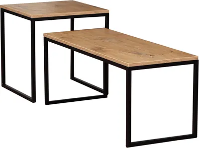 Produktbild von FURNLUX Couchtisch Tony Orange 50cm / Hauptfarbe: Beige / Abmessungen: 50 x 50 x 50 cm