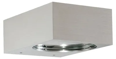 Productafbeelding van Voltolux Gela wandlamp, halogeen, aluminium geborsteld, max. 1x33W, fitting G9