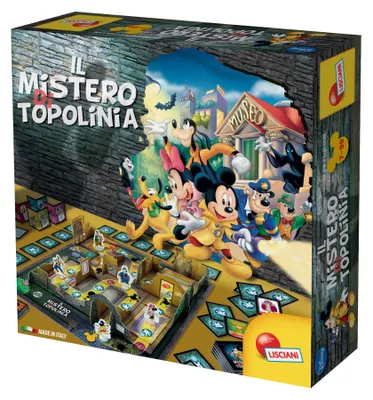 Produktbild von Disney – Das Geheimnis von Topolinia – 97876 (Italienische Ausgabe) – Brettspiel – Lisciani – 2-6 Spieler – ab 7 Jahren