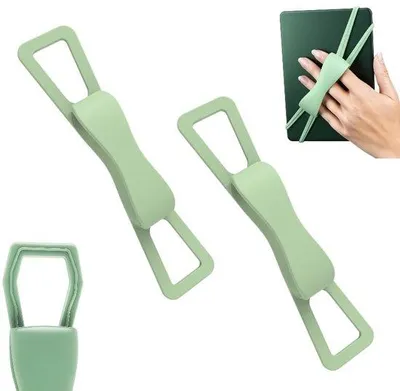 Produktbild von Elastische Smartphone-Halter für Tablets bis 8 Zoll - Universell einsetzbar - Kompatibel mit eReadern - Ideal fürs Bett - Leicht und sicher