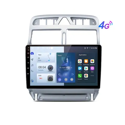 Produktbild von 9" Android 13 Autoradio Für Peugeot 307 SW CC 2002-2013 GPS Navi WIFI BT DAB+ SWC 6+128G