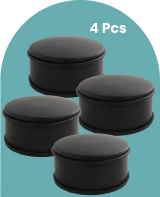 Produktbild von Nordix Türstopper 4er Set Türstopper Türpuffer Matte Schwarz 11×