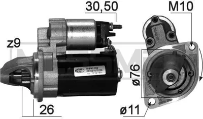 Produktbild von ERA 220871A Starter Anlasser 1,2kW für BMW 3 Touring (E91) 12V