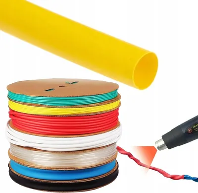 Produktbild von Gelber Schrumpfschlauch 50mm 1m