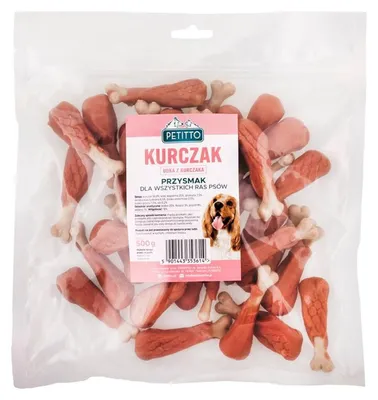 Zdjęcie produktu dla Przysmak dla psa Udka z kurczaka PETITTO 500g