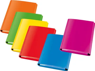 Zdjęcie produktu dla Veloflex® 1441300 Pudełko zbiorcze VELOCOLOR®, DIN A4, karton laminowany błyszczący, na bloki rysunkowe, różne kolory