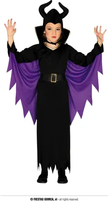 A child wearing a costume.