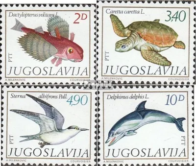 Produktbild von Briefmarken Jugoslawien 1980 Mi 1834-1837 (kompl.Ausg.) postfrisch Fauna