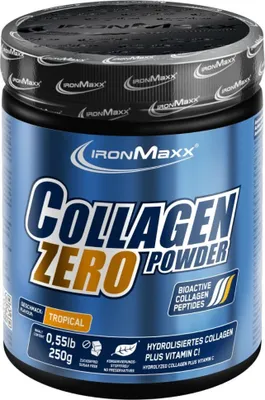 Produktbild von IronMaxx Collagen Powder Zero - 250g-Dose Tropical