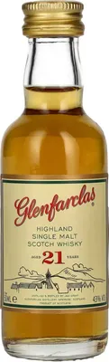 Produktbild von Glenfarclas 21 Years Old Highland Single Malt Scotch Whisky 43% Vol. 0,05l
