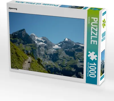 Produktbild von Calvendo Alpenweg 1000 Teile Puzzle quer 640x480mm, CALVENDO; 7304643